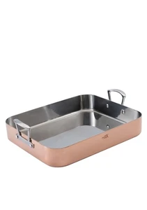 רוסטר 40*33*7 ס"מ נחושת 3PLY ללא רשת 2 ממ אבינוקס EVINOX